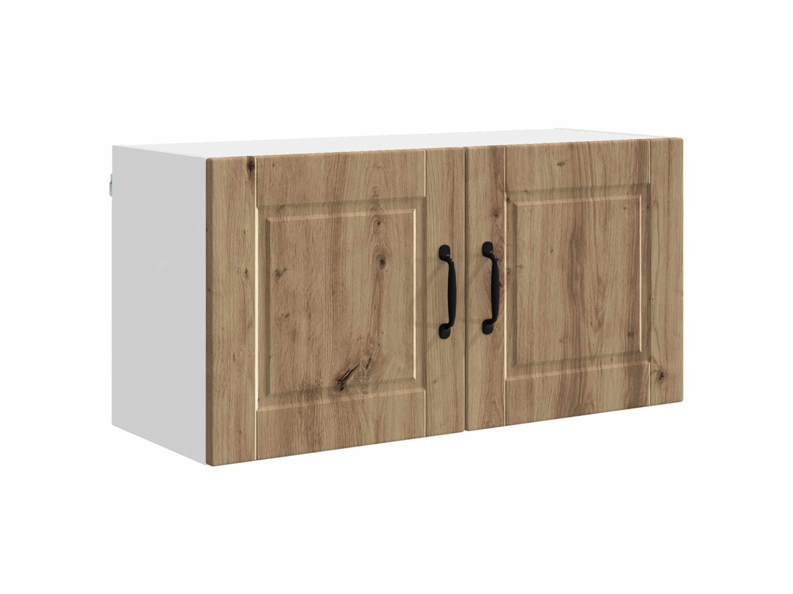 Mueble de cocina con puerta, acabado roble artesanal, 80x31x40 cm, MAISON EXCLUSIVE