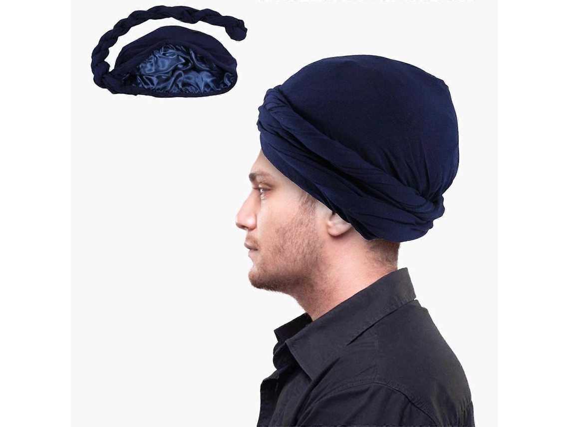 2026-turbante Para Hombres De Moda Twist Vintage Con Modal Y Satén Elástico Para Cabeza De Tela De Lazada