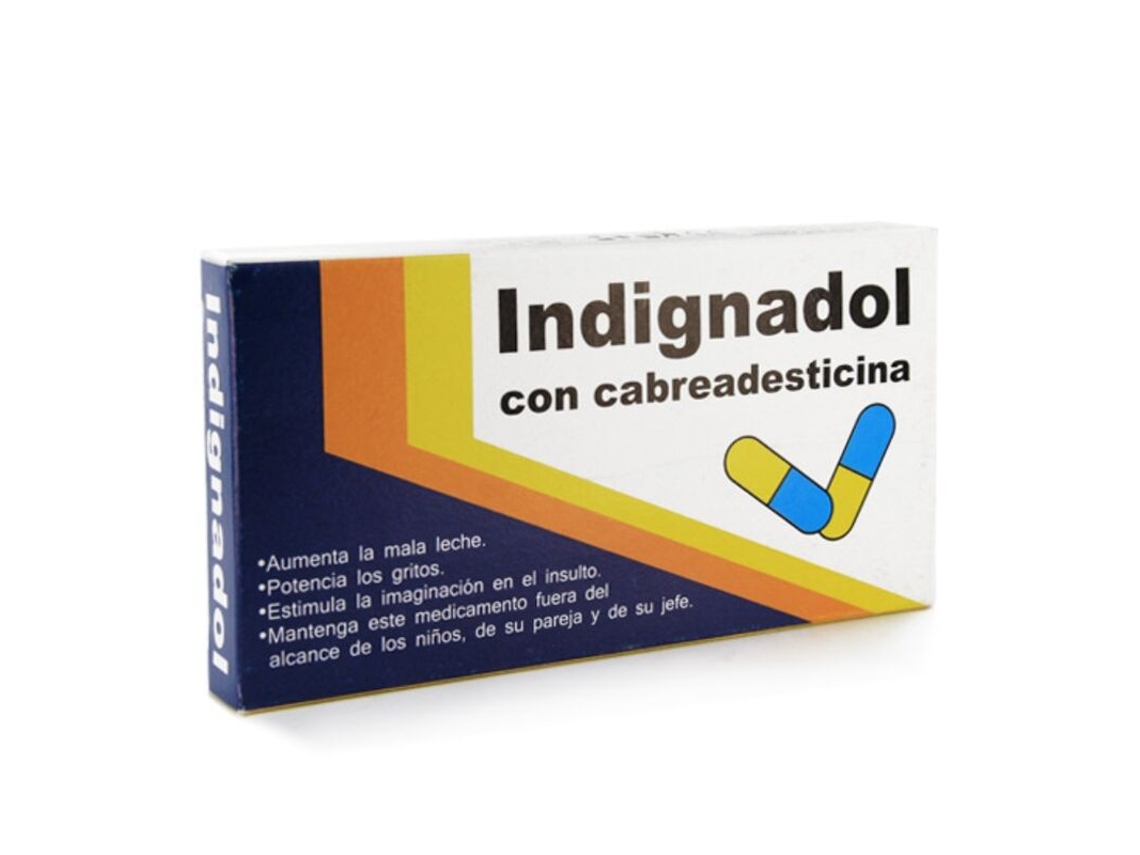 DIABLO PICANTE - CAJA DE MEDICAMENTOS INDIGNADOL