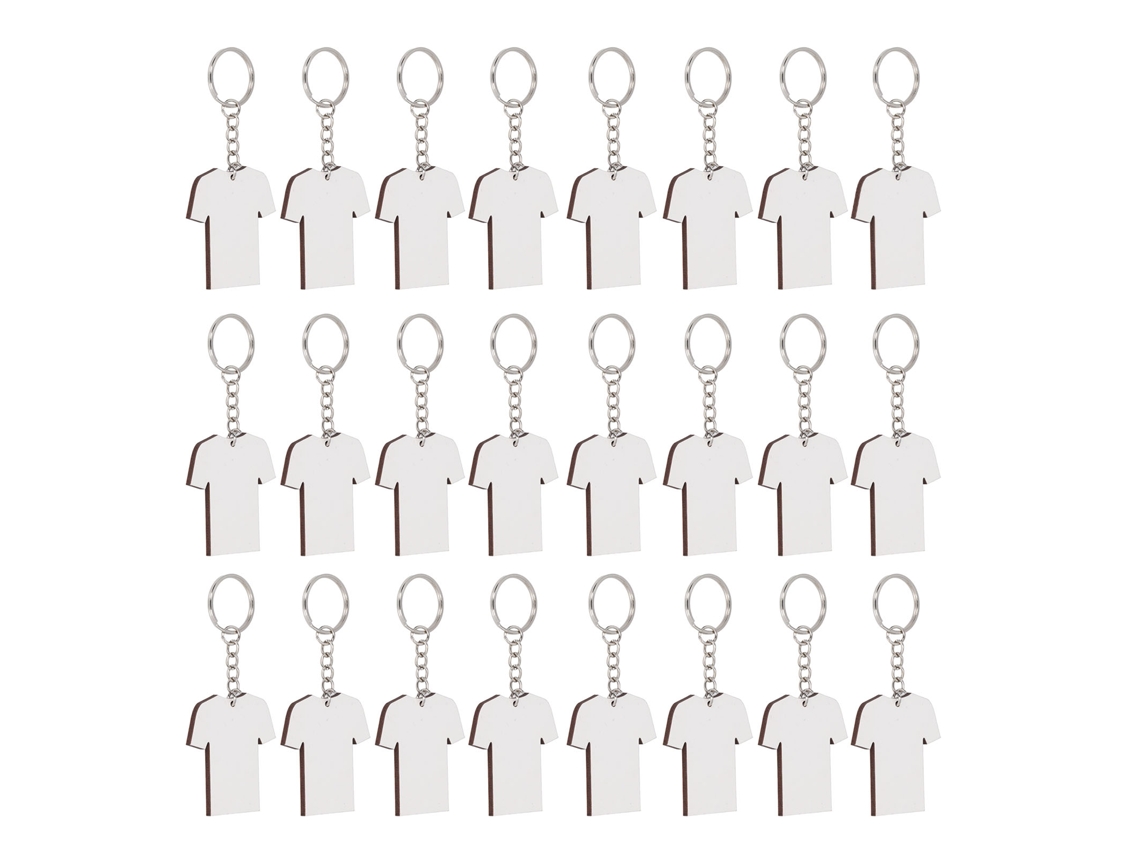 Llaveros En Blanco Para Impresión Por Sublimación En Ambos Lados, Transferencia Térmica, Bricolaje En Producción En Masa.