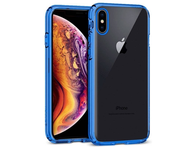 Funda iPhone XS Max COOL Metalizado Azul