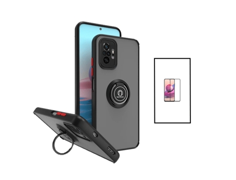 Kit Carcasa para Xiaomi Redmi Note 10 Pro PHONECARE Negro