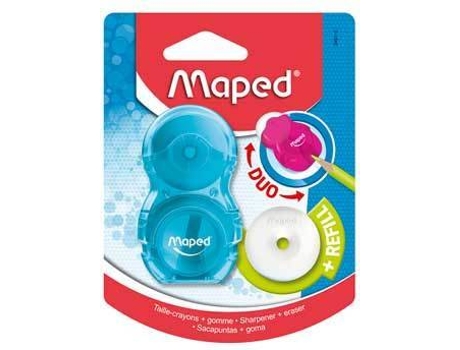 Sacapuntas MAPED Más Goma Loopy Totem con 1 Boca