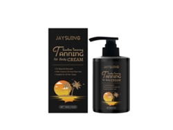 Crema hidratante corporal con eficaz efecto bronceador.