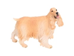 2026-figura De Perro Cocker Spaniel Simulación Educativa Fácil De Mantener Juguete Para Niños Decoración Interior Amarillo Pl127‑1543