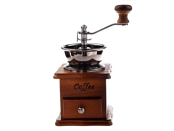 Molinillo de café manual en estilo antiguo