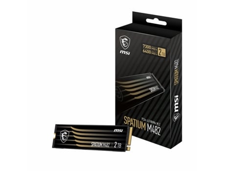 Disco Duro SPATIUM M482 (2 TB SSD M.2 PCI Express 4.0) MSI