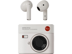 Auriculares inalámbricos Bluetooth 5.3 con 30 horas de reproducción y estuche de carga. Auriculares resistentes al agua.
