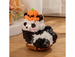 (estilo 4) Minibloques De Construcción 3d De Panda Creativo, Juguete De Ciudad Diy Para Niños, Juguete Educativo