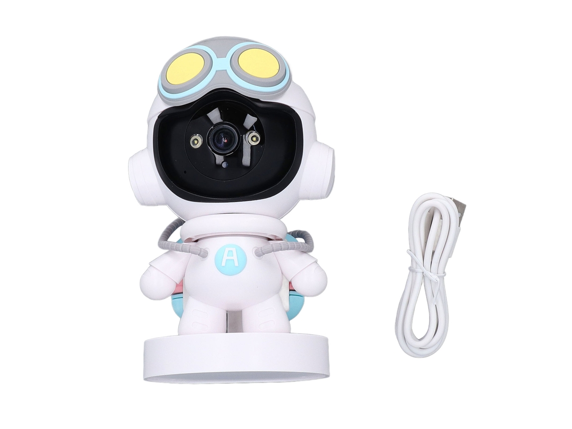 Cámara Wifi Inteligente 1080p Hd Con Visión Nocturna, Intercomunicador Bidireccional, Detección De Movimiento, Seguridad Para El Hogar, Control Por Aplicación, 5v 2a
