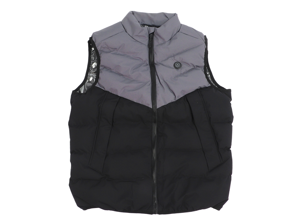 Chaleco Térmico Usb Con 9 Zonas De Calefacción Para Hombre Y Mujer, Gris Cálido De Invierno, Talla L