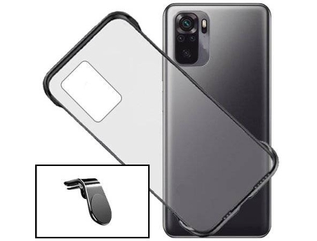Kit Carcasa + Protector de Pantalla Xiaomi Redmi Note 10 PHONECARE Negro