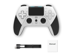 Blanco Negro Gamepad Inalámbrico Con Puerto De Auriculares Controlador Ligero Portátil Regalo Para Niños Adultos
