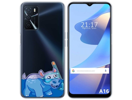 Carcasa Oppo A16 / A16s TUMUNDOSMARTPHONE Dibujos Transparente