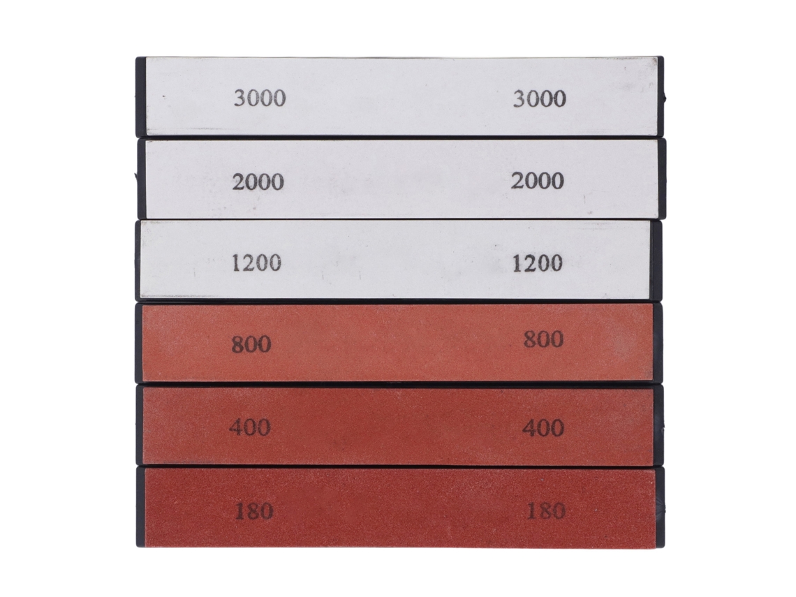 Piedra De Afilar 6pcs 180-3000 Grit Para Cuchillos, Afilador De Cuchillos Whetstone Para Hojas