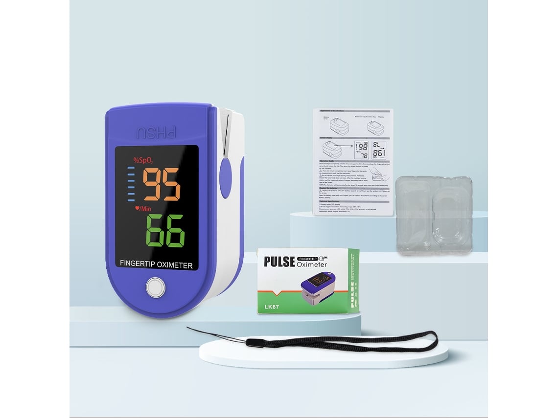 Oxímetro De Pulso: Frecuencia Cardíaca, Pulso Y Saturación De Oxígeno En Sangre.