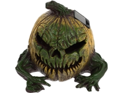 Lámpara solar de jardín, decoración de calabaza de resina para Halloween, lámpara exterior impermeable