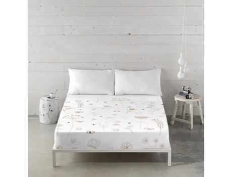 Juego de Sábanas HACIENDO EL INDIO Estampadas 3 Piezas Cama 150 - Algodón- FLOWERS CHAO