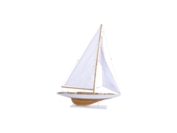 Barco Madera Blanco 75x14x98cm