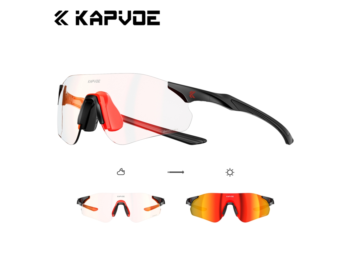 Gafas Fotocromáticas Para Correr, Gafas De Ciclismo, Gafas De Sol Deportivas Para Exteriores Para Hombre