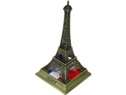 Figura Metálica Torre Eiffel 15 Acabado Bronce Verdoso Ideal Decoración Salón Auténtico Souvenir Francés