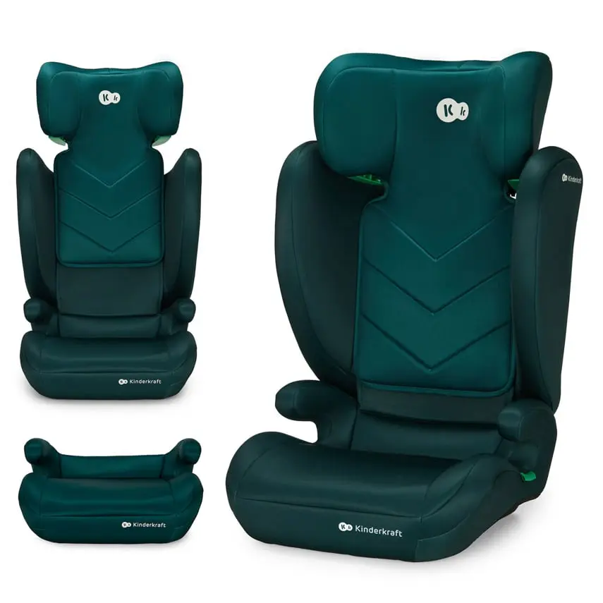 Silla Auto 2 Em 1 Kinderkraft I-spark I-size (verde - 100-150 Cm)