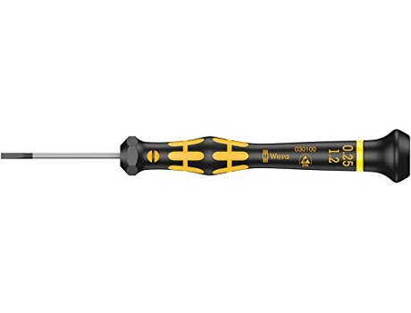 Destornillador INDOOSTRIAL Wera Kraftform ESD 1500 Series - de precisin (0.25 x 1.2 x 40 mm)