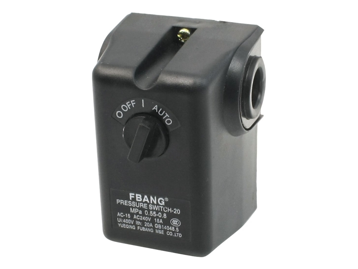 Válvula De Control De Interruptor De Presión Para Compresor, Ca 240v 15a 0,55-0,8 Mpa