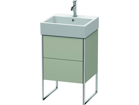 DURAVIT XSquare Vanity unit vertical 48.4x 46.0 cm, 2 cajones, para lavabo Vero Air 235050