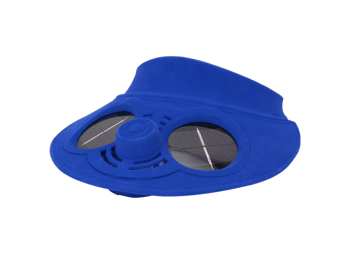 Sombrero de verano para niños con abanico - Azul