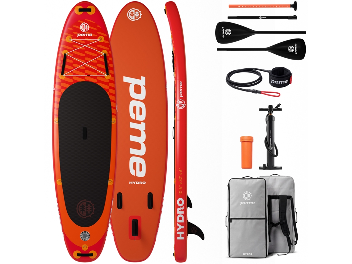 Tabla Paddle Surf Hinchable Peme Hydro Sup 320x81 Sunset Orange