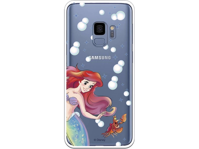 Carcasa Samsung Galaxy S9 DISNEY Ariel y Sebastián Multicolor