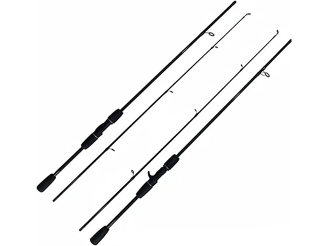 Caña De Pescar, Spinning Ultraligera Carbono Para Casting, 2 Secciones, 1,8 M X 0,68, M, 0,68