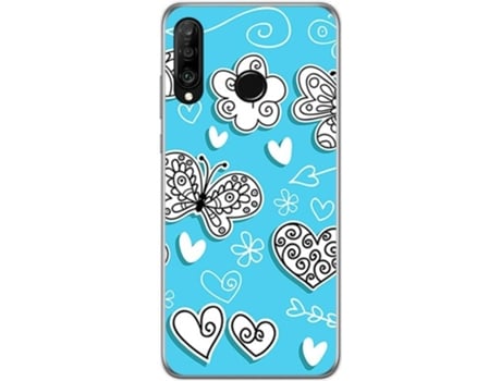 Carcasa Huawei P30 Lite TUMUNDOSMARTPHONE Mariposas Multicolor