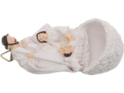 Belén de pared, resina, marfil, figura colgante, niño, niña, Jesús, decoración cristiana, Pascua, ambientes, GOKOCO