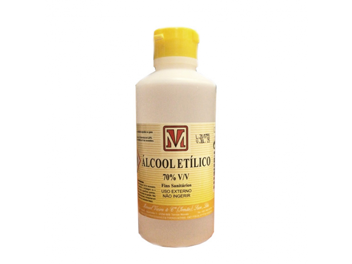 Alcohol Etílico 70 V/v Manuel Vieira 250 Ml Manuel Vieira Cª