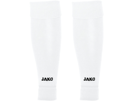 Calcetines sin pies Unisexo JAKO Tube Blanco para Fútbol (Talla: 43/46)