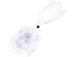 Cabello Rizado Color Aguacate - Ondulado Blanco Para Disfraz De Juez, Fibra Resistente Al Calor