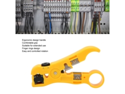 Herramienta Multifuncional Para Pelar Cables Coaxiales Con Anillos Para Los Dedos, Apta Para Cables Redondos Y Planos.
