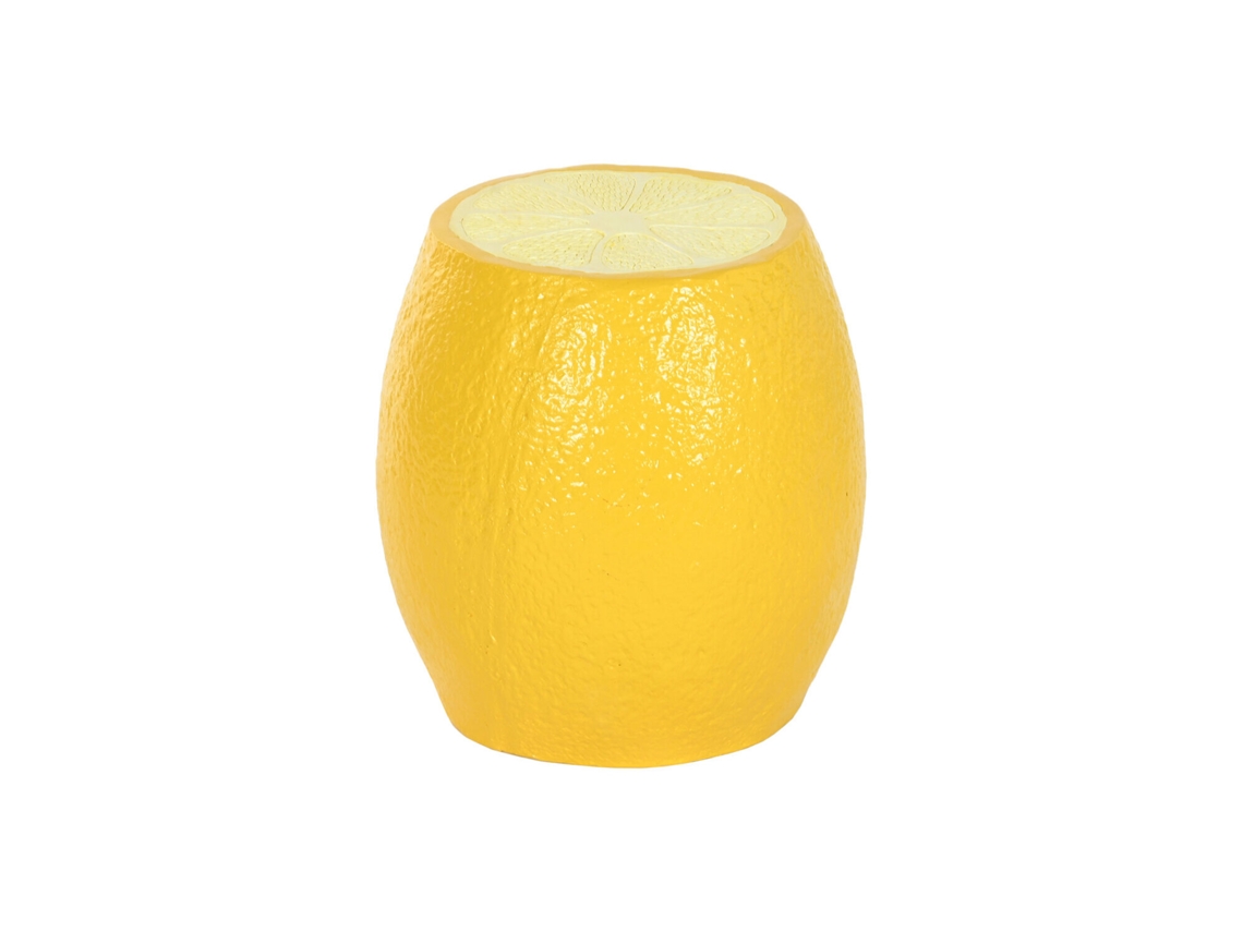 Mesita Auxiliar Magnesia Limon Amarillo 36x36x41cm