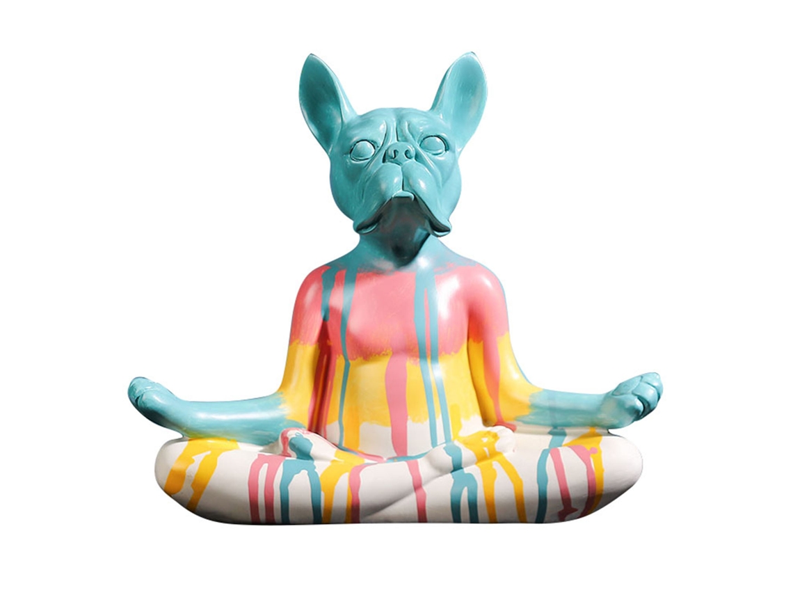 Estatua De Animal, Figura De Resina Pintada, Decoración De Jardín, Sala De Estar, Oficina, Regalo