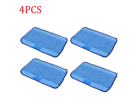 4 piezas de microfibra Pro-Clean paños de fregado Pad para Irobot Braava Minit 4200 5200 5200C 380 380T piezas de Robot aspirador