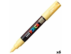 Rotuladoras POSCA Pc-1M Amarillo 6 Unidades