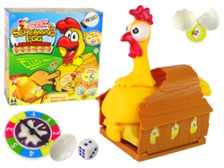 Juego multijugador familiar de gallinas ponedoras y huevos gritones B.active