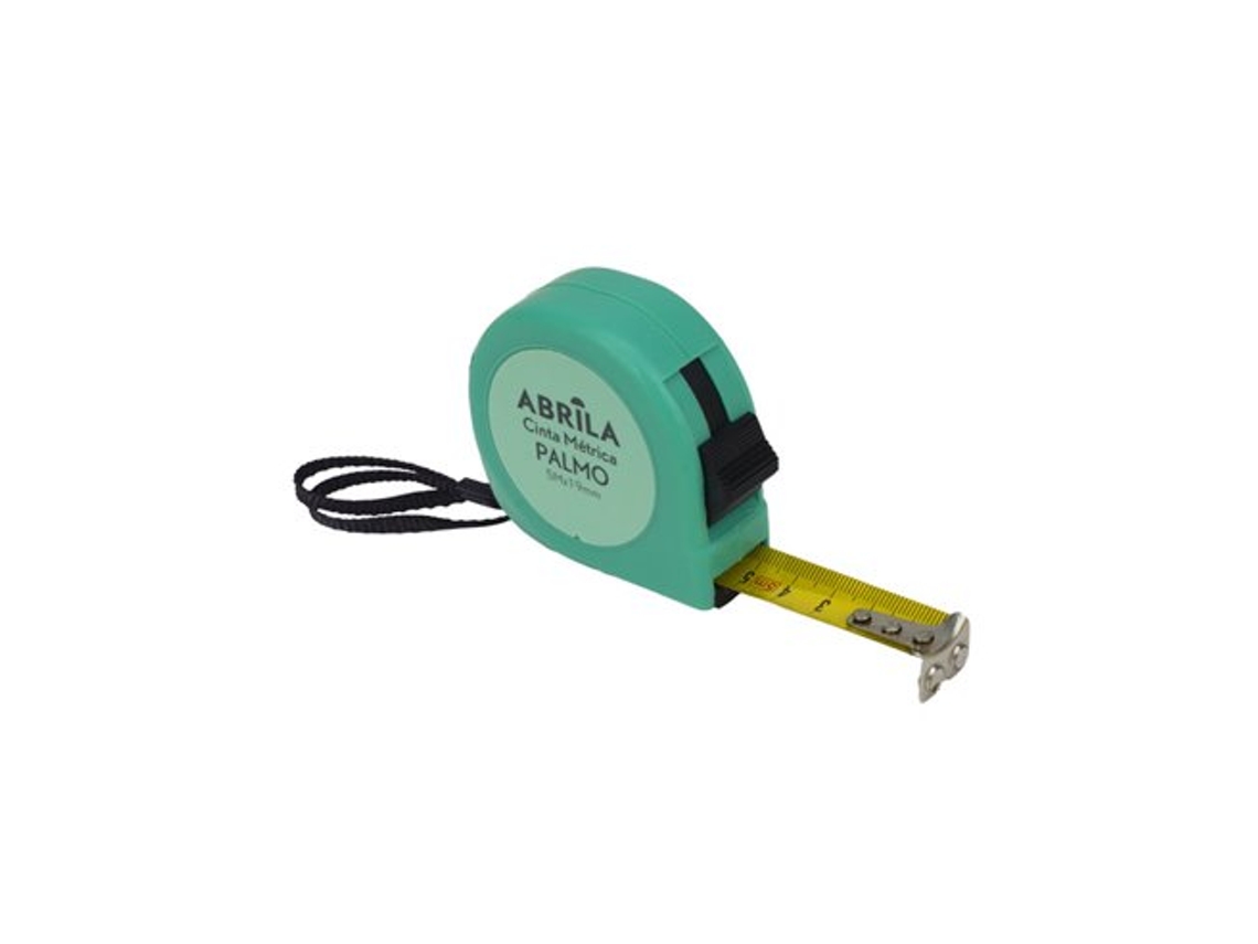 Cinta Metrica Palmo 5mx19mm Verde C/bloqueo, Enganche Magnetico,clip Y Asa