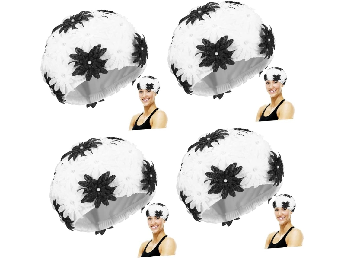 Gorro De Baño Con Forma De Flor De Perla