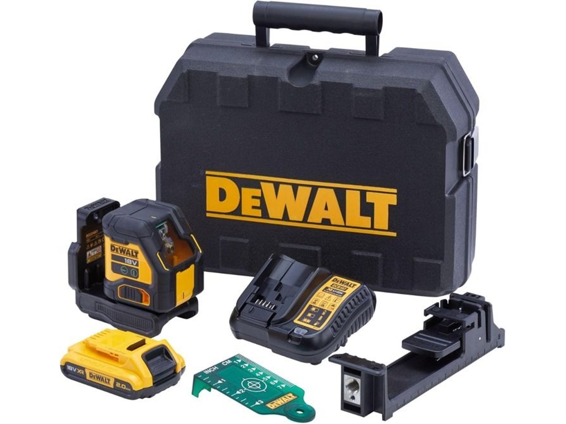 Láser cruzado compacto Xr 18V Dcle34021D1-Qw 2Ah Li-Ion haces verdes DEWALT