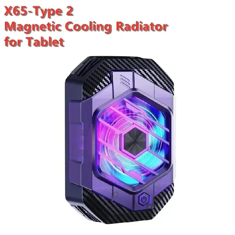 Ventilador De Refrigeración Para Teléfono Móvil (magnético Para Tableta) Con 3 Niveles De Ajuste Para Juegos