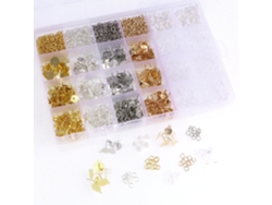 Pendientes Para Principiantes Del Bricolaje, Con Caja De 24 Rejillas Para Hacer Joyas Chrui
