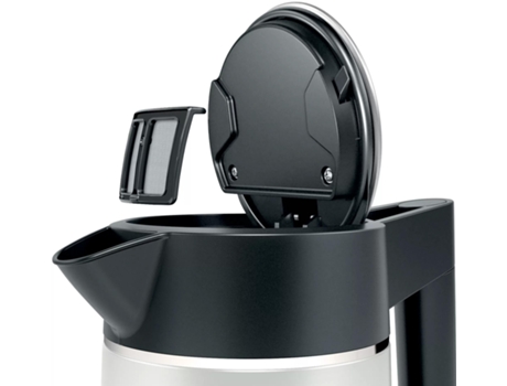 Bosch Designline Hervidor eléctrico 1,7 L 2400 W Negro Plata